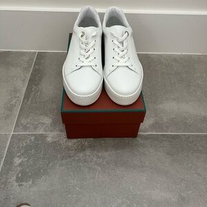 Loro Piana Nuage Ladies Classic White Sneakers